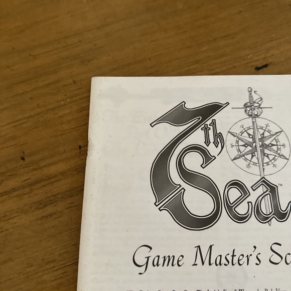 7th Sea Game's Masters GM Screen 1st Edition AEG RPG VGC - Picture 2 of 6